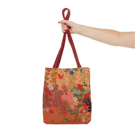 Japanese Flower Pattern by G.A. Audsley Tote Bag (AOP)
