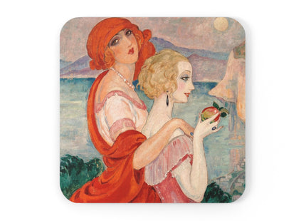 Sur la Route d'Anacapri by Gerda Wegener Cork Back Coaster