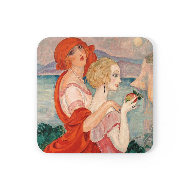 Sur la Route d'Anacapri by Gerda Wegener Cork Back Coaster