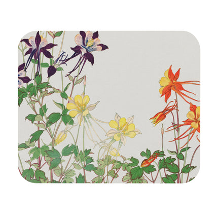Aquilegia Flower by Tanigami Kônan Mouse Pad, Rectangle