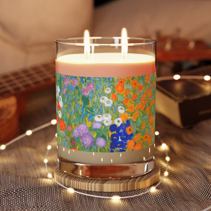 Cottage Garden by Gustav Klimt Scented Candle