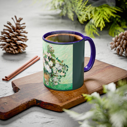Roses by Vincent Van Gogh Colorful Mugs (11oz, 15oz)