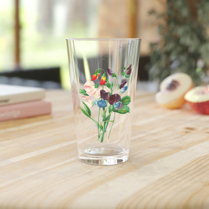Sweet Pea Botanical Illustration by Pierre-Joseph Redouté Glass, 16oz