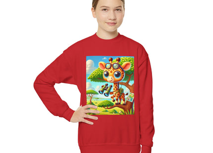 Giraffe Lookout Youth Crewneck Sweatshirt