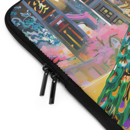 Techno Plumes Laptop Sleeve