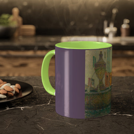 La Fontaine, Saint-Paul De Vence by Henri Le Sidaner Colorful Mug