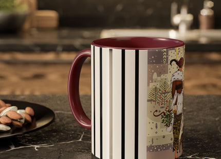 Wrapped in Elegance Colorful Mugs (11oz, 15oz)
