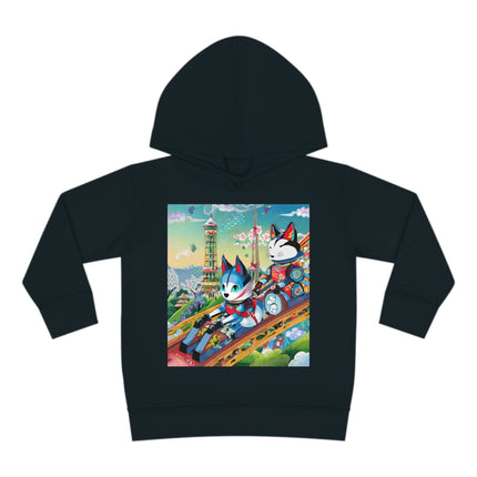 Kitsune Carnival Toddler Pullover Fleece Hoodie