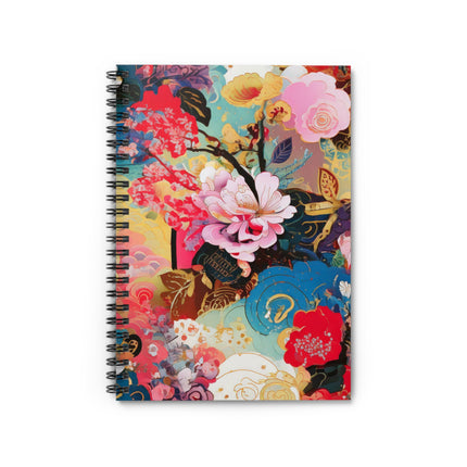 Ethereal Irises Spiral Notebook - Ruled Line