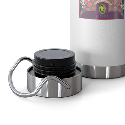 August & Peridot (from the Gem Series) by Sofia Chiostri Copper Vacuum Insulated Bottle, 22oz