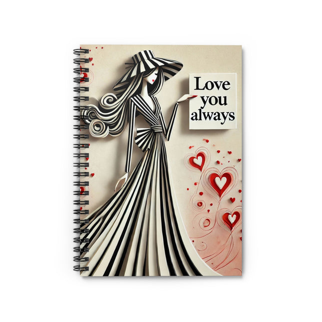 Love You Always Spiral Notebook - Ruled Line