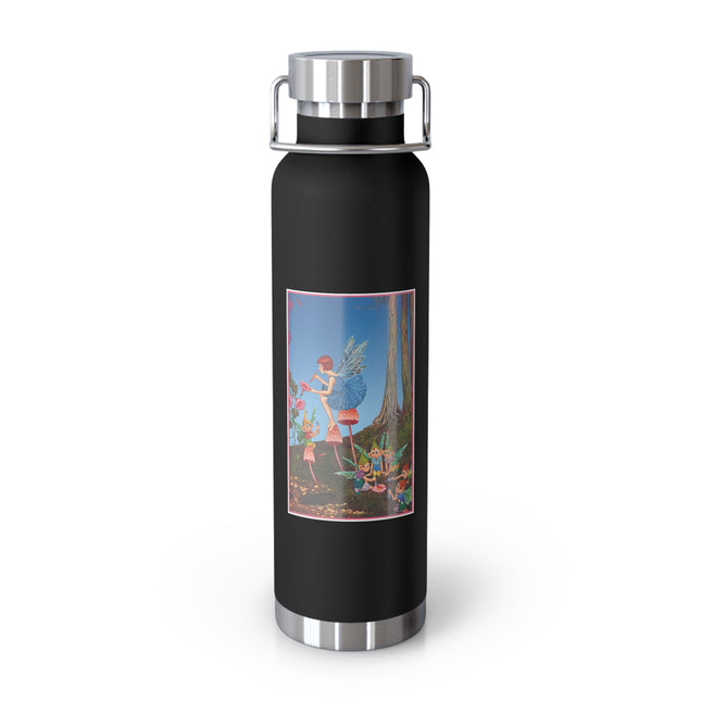 Periwinkle Painting the Petals by Ida Outhwaite Copper Vacuum Insulated Bottle, 22oz
