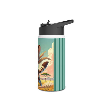 Swift Cheetah Stainless Steel Water Bottle, Standard Lid