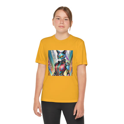 Cyberpunk Chic Youth Competitor Tee