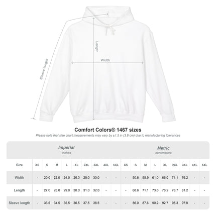🌸❄️ Winter Flower Girl Unisex Lightweight Hooded Sweatshirt – Art Deco Floral Fantasy