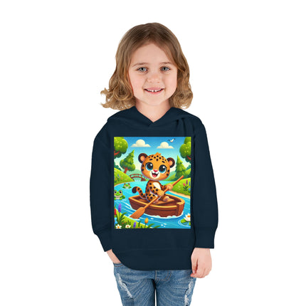 Little Explorer on the River Toddler Pullover Fleece Hoodie