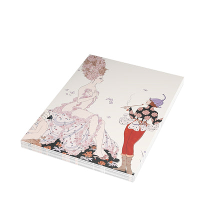🌸🦋 Mother Nature Postcards With Envelopes – George Barbier Art Deco Floral Fantasy