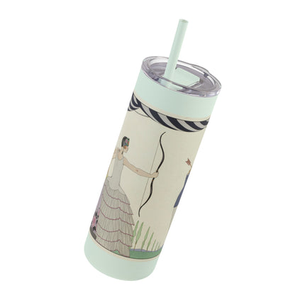 Visez au coeur, belles dames! by George Barbier Skinny Matte Tumbler, 20oz