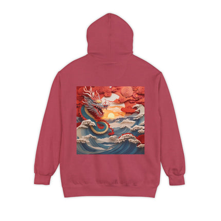 Emergence of the Dragon Unisex Garment-Dyed Hoodie