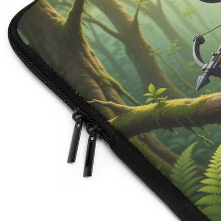 The African Grey Sentinel Laptop Sleeve – Quiet Strength & Woodland Adventure