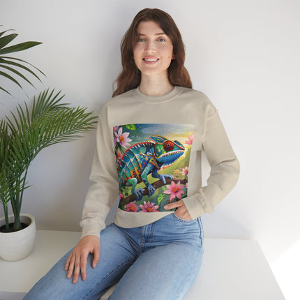 Camouflage Chameleon Unisex Heavy Blend™ Crewneck Sweatshirt