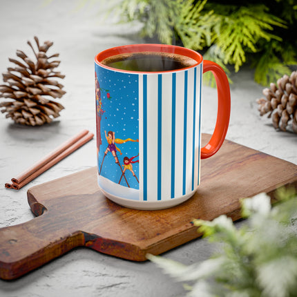 Snowfall & Couture Colorful Mugs (11oz, 15oz)