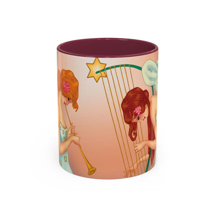 Heavenly Angel Duet Colorful Mugs (11oz, 15oz)