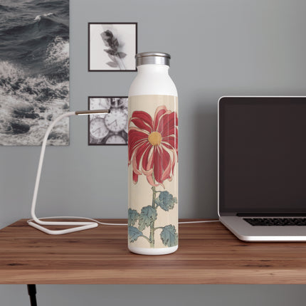 Keika Hyakugiku, Pl.01 by Keika Hasegawa Slim Water Bottle