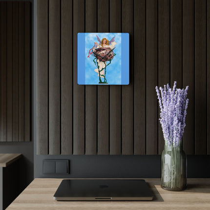 Enchanting Serenity Acrylic Wall Clock