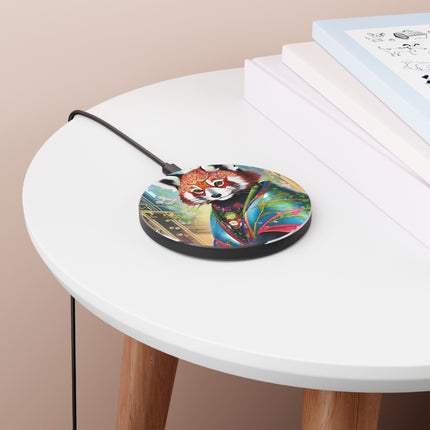 Cybernetic Red Panda Wireless Charger