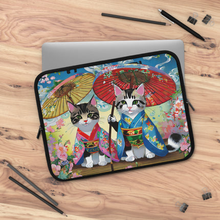 Kimono Kitties Laptop Sleeve