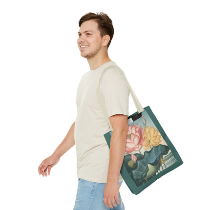 The Sacred Egyptian Lotus by Robert John Thornton Tote Bag (AOP)