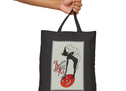 Bewitching Halloween Cotton Canvas Tote Bag
