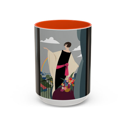 Rainbow Reverie Colorful Mugs – Elegant Renewal & Serene Beauty