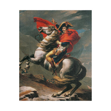 Napoleon Crossing the Alps by Jacques-Louis David Puzzle (110, 252, 500-piece)