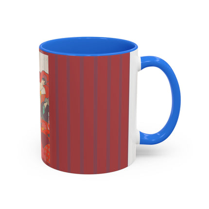 Les Coussins by Georges Lepape Colorful Mugs (11oz, 15oz)