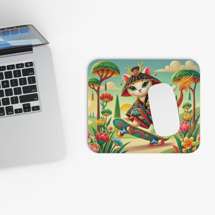 Dragon Dance on Wheels Mouse Pad – Bold Adventure & Dynamic Grace