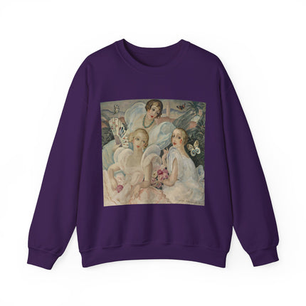 Les Femmes Fatales by Gerda Wegener Heavy Blend™ Crewneck Sweatshirt