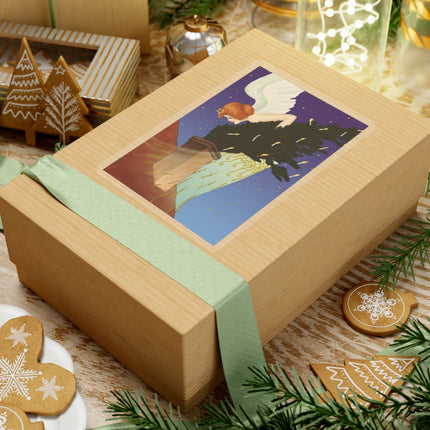 The Christmas Angel Kiss-Cut Stickers (4 Sizes)