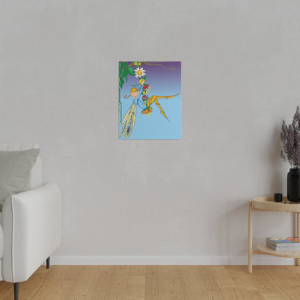Whimsical Fairy Swing – Lydia Hine’s Enchanted Art Deco Illustration