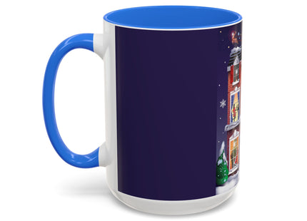 A Christmas Eve Celebration Colorful Mugs (11oz, 15oz)