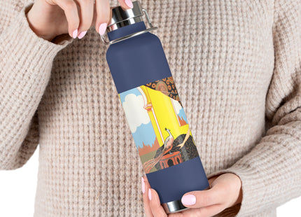 Glimpses of Opulence by Ezio Anichini Copper Vacuum Insulated Bottle, 22oz