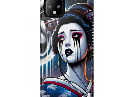 Geisha’s Black Ink Tears Phone Cases