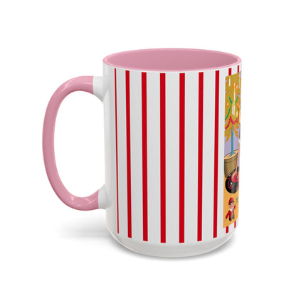 Art Deco Christmas Colorful Mugs (11oz, 15oz)