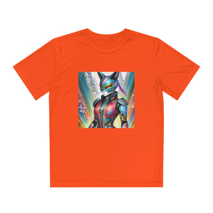 Cyberpunk Chic Youth Competitor Tee