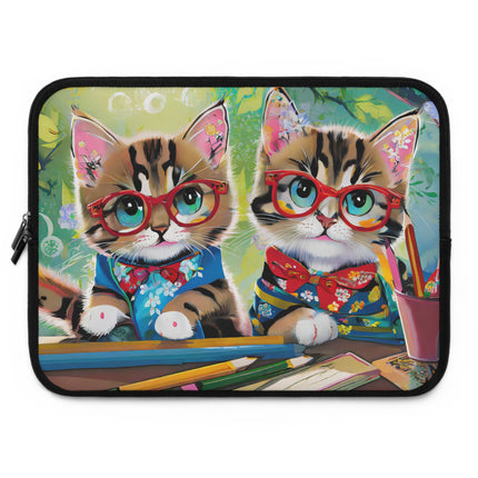 Kitten Scholars Laptop Sleeve