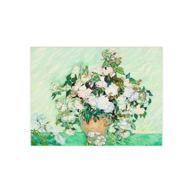 Roses by Vincent Van Gogh Ceramic Tile