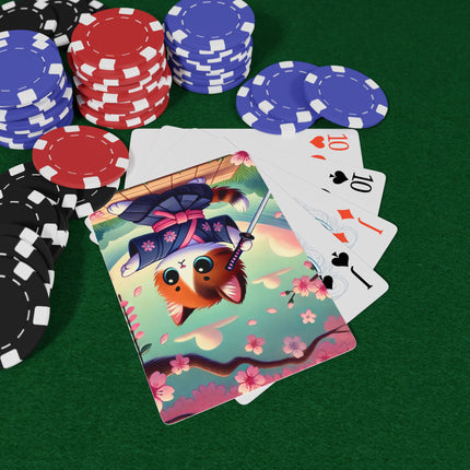 Samurai Kitten Playing Cards