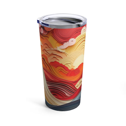 Vibrant Sunrise Sky Tumbler 20oz