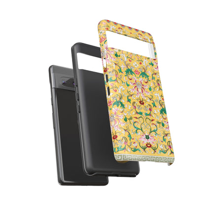 Yellow Botanical Pattern by Owen Jones Phone Cases